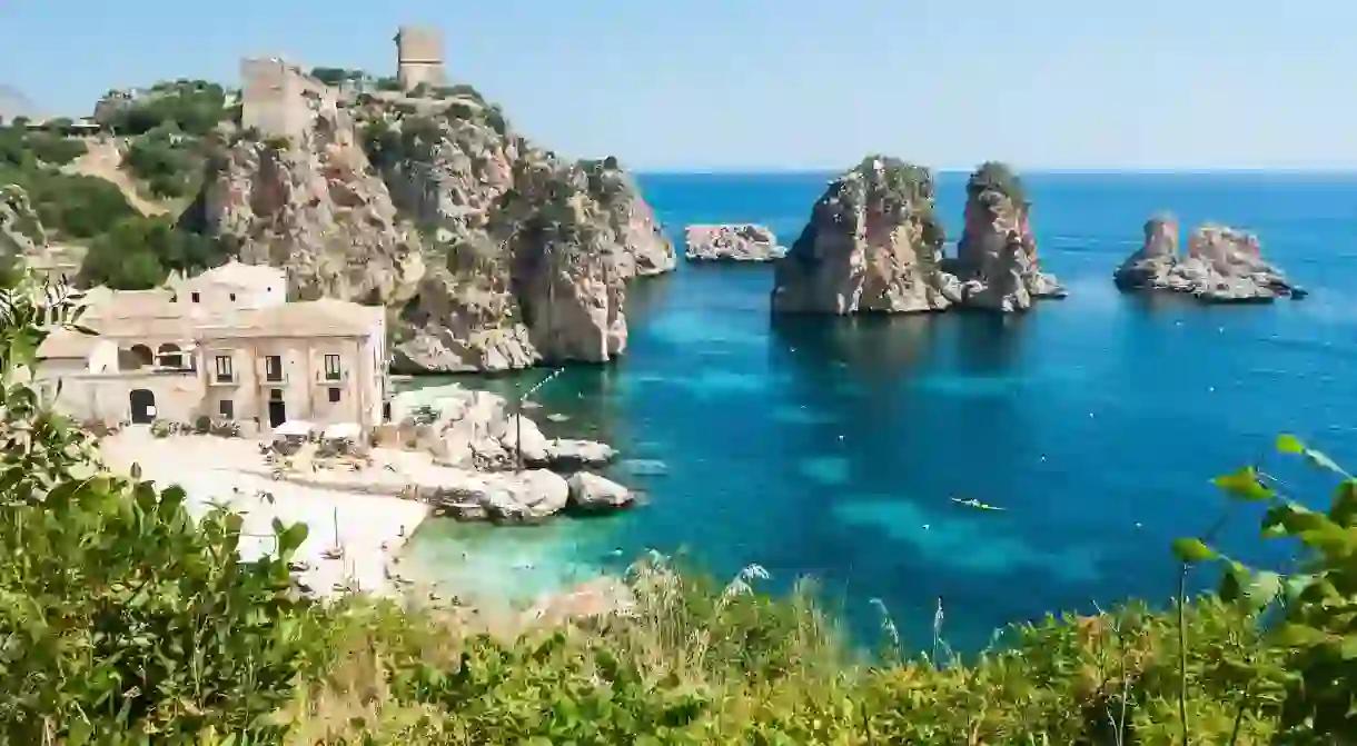 Faraglioni and Tonnara at Scopello, Sicily