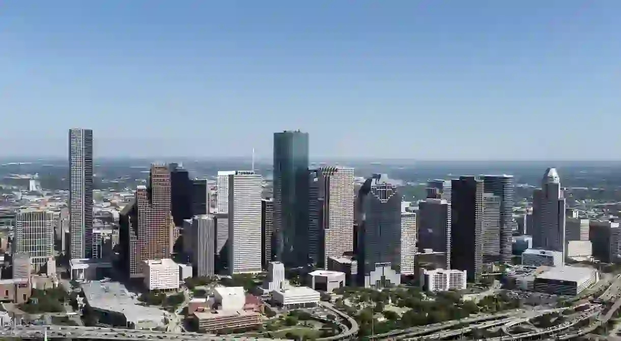 Aerial Houston View