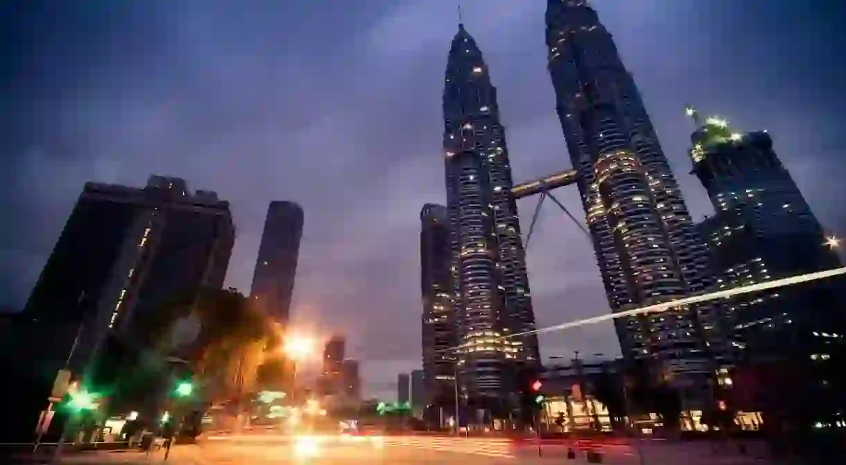 Kuala Lumpur City Centre on the night