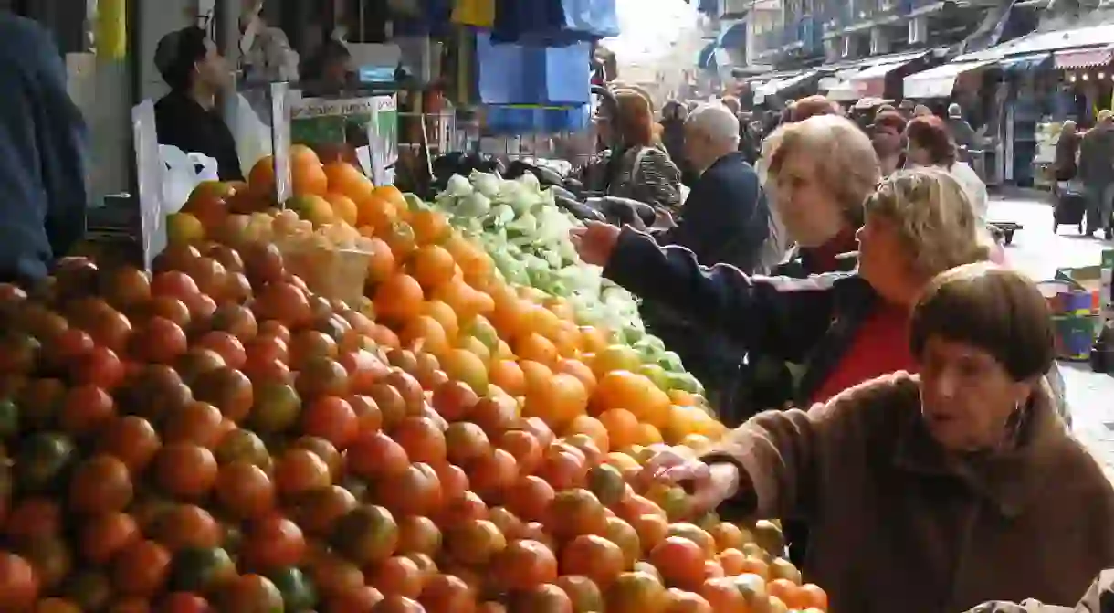 Machane Yehuda Market Shoppers