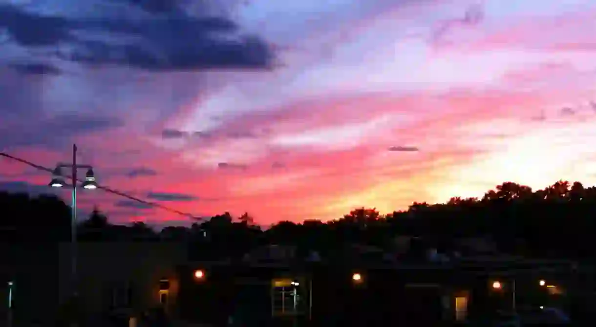 Sunset over Piscataway