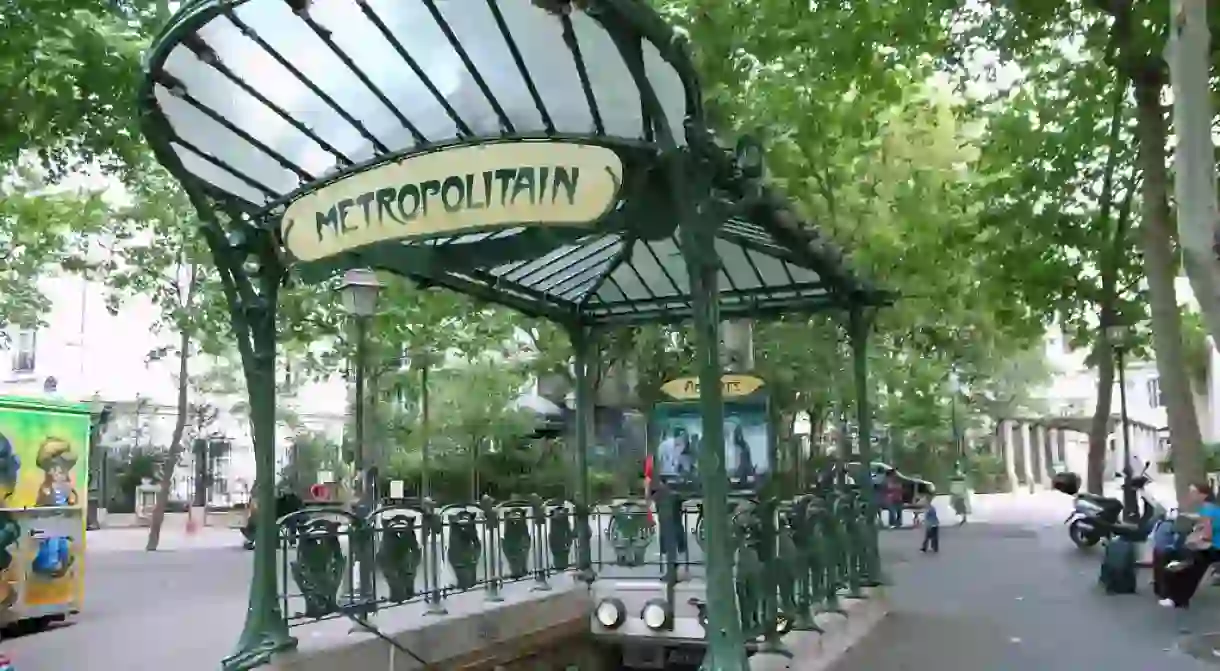 Parisian metro station