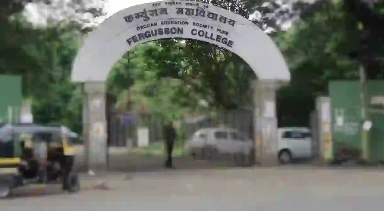 Main entrance of Fergusson college, Reason for the name Fergusson college Road