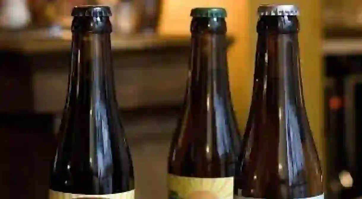 A trio of Brasserie de la Senne beers