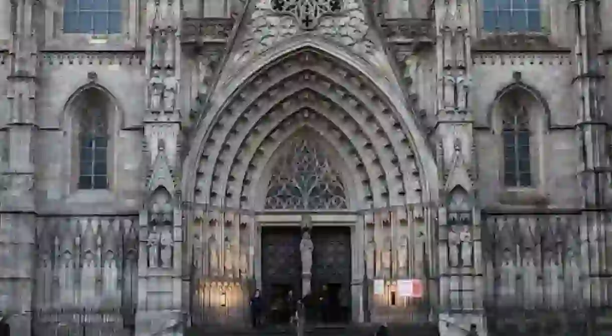 The Neo-Gothic façade