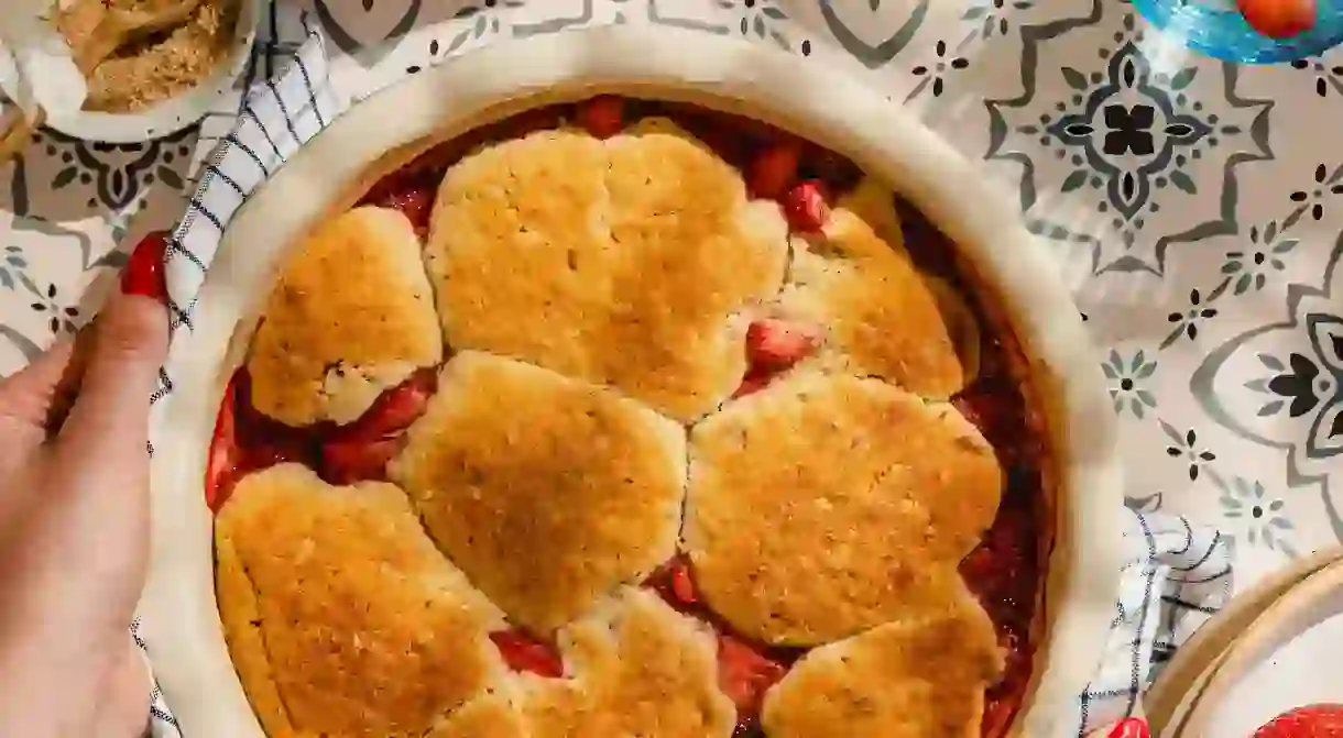 peach cobbler