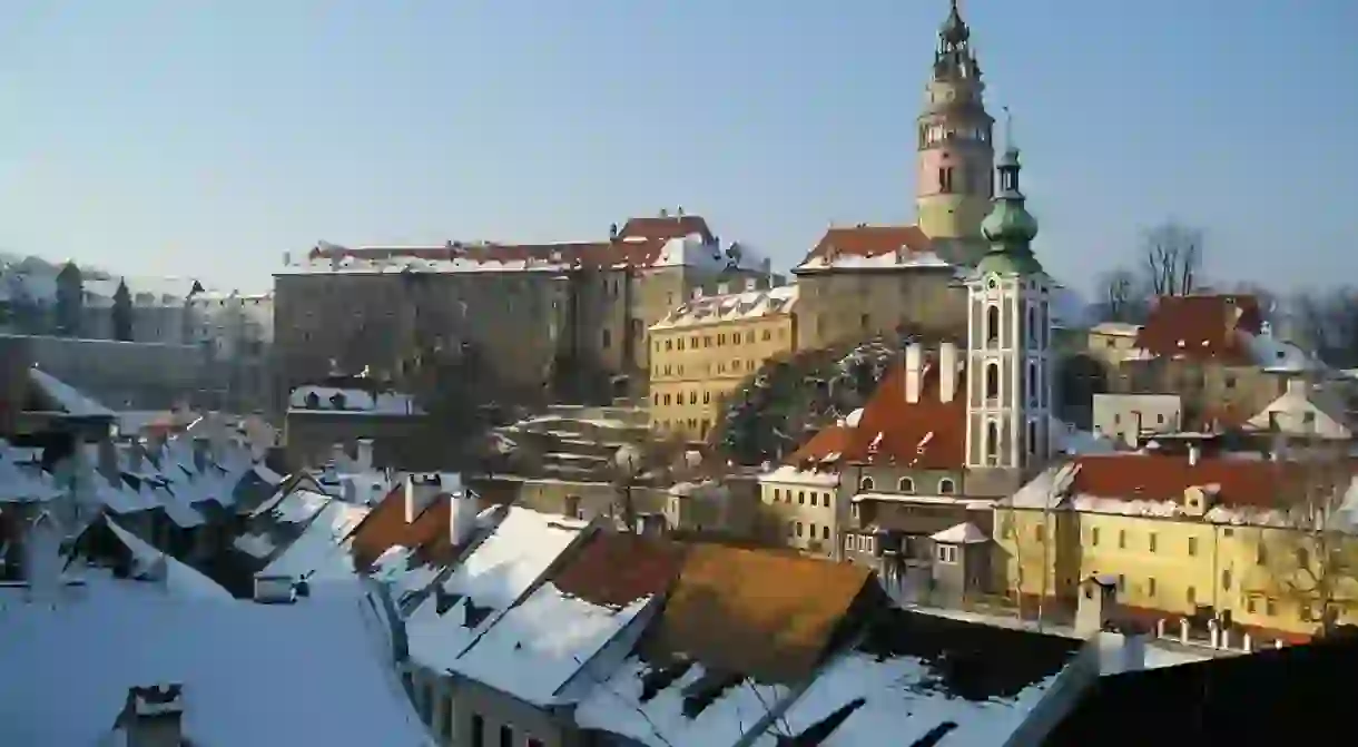 Cesky Krumlov in the winter