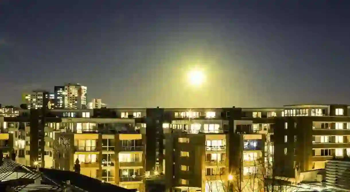 Moonrise over Lichtenberg