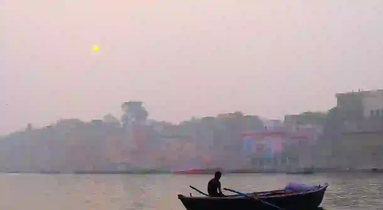 The Ganges River in Varanasi