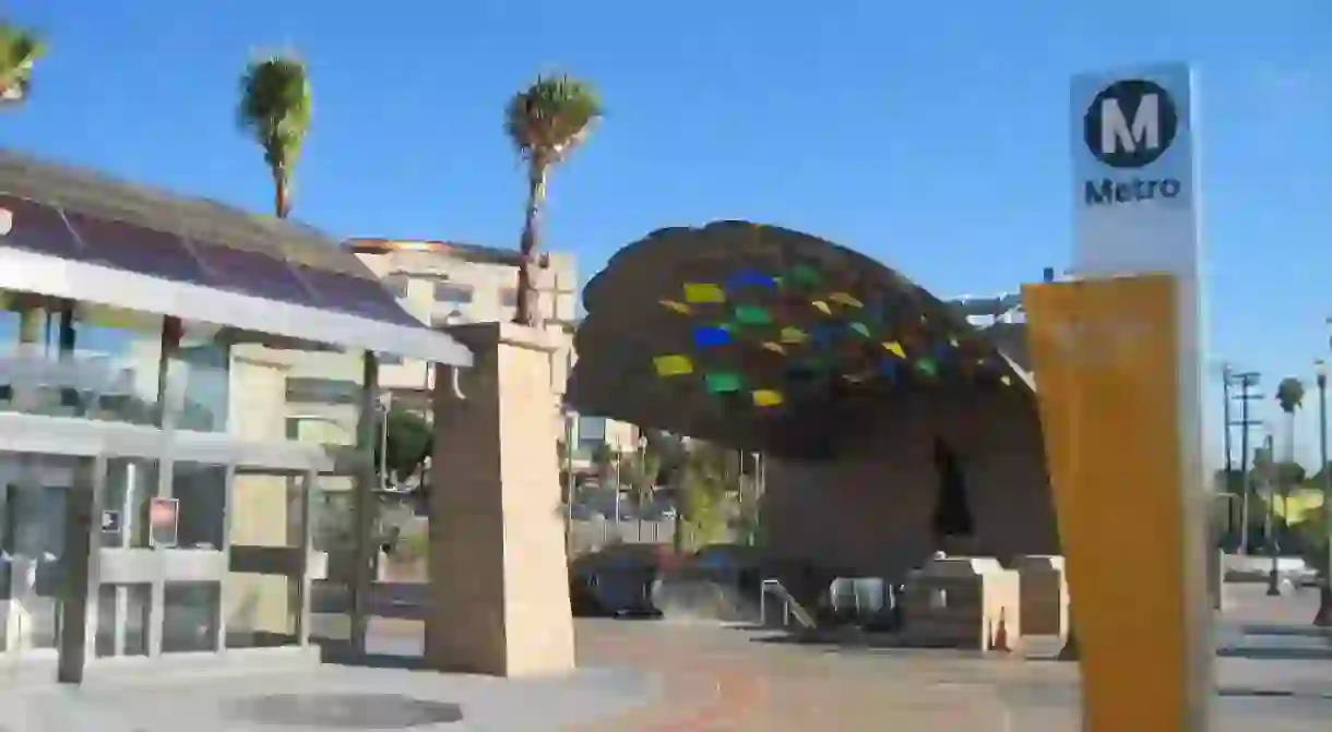 The Mariachi Plaza Station public domain image courtesy of Wikipedia