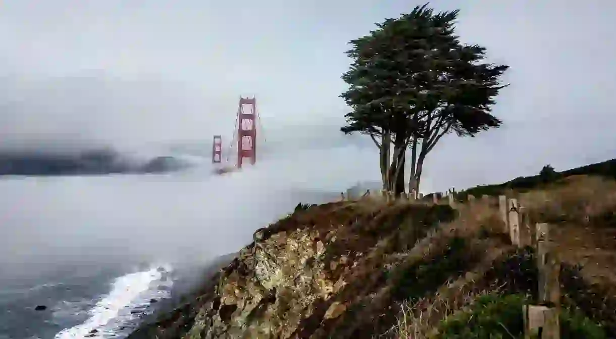 Golden Gate Bridge in Fog