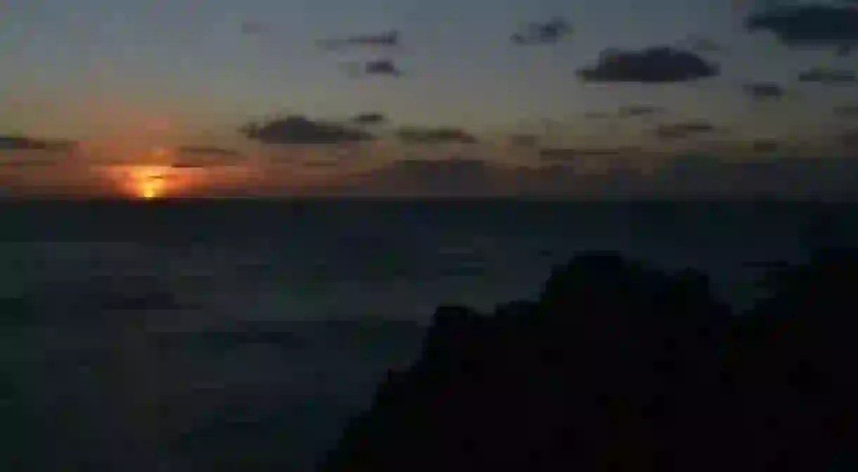 Minutes away from the sunset at Pointe du Raz, Brittany, France