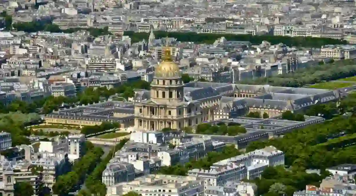 View of Les Invalides from Montparnasse Tower