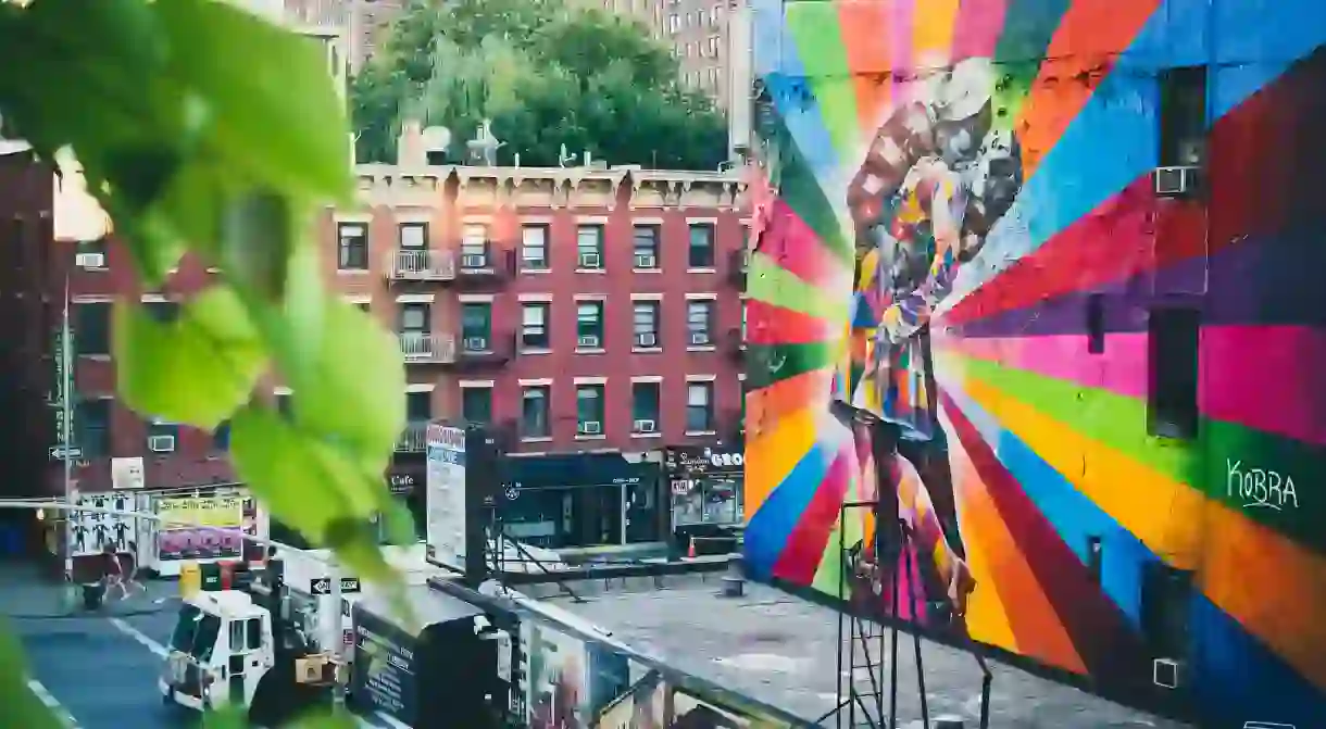 Eduardo Kobra Street Art on the Highline NYC