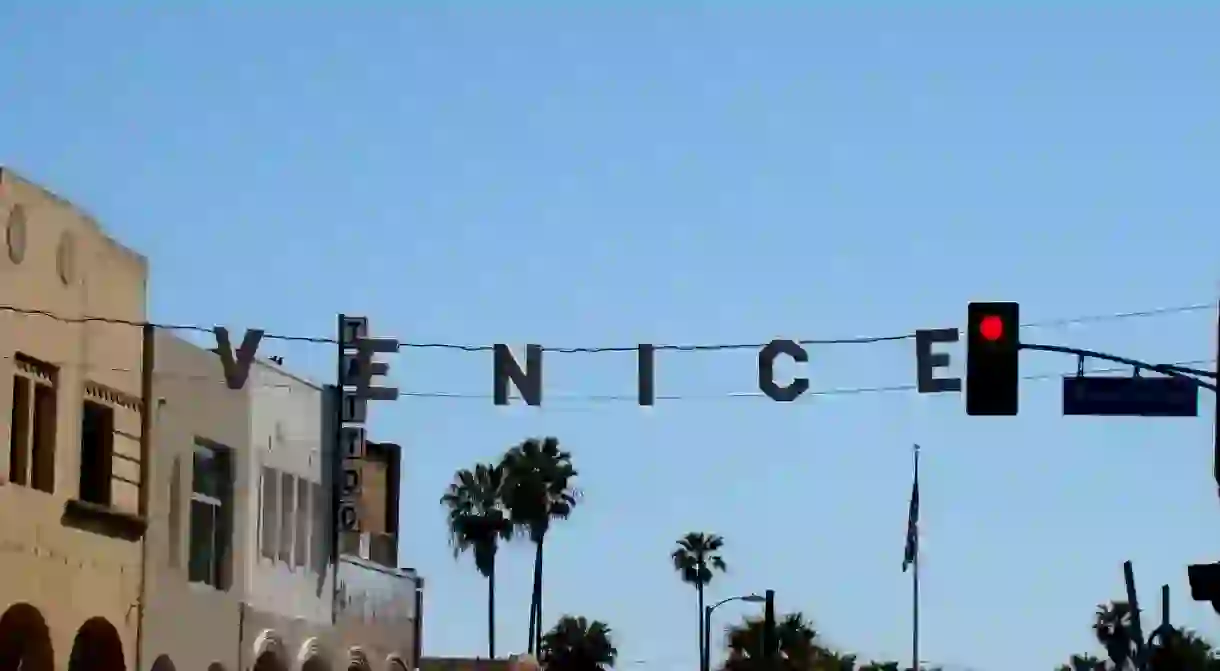 Entrance to the Venice Beach Boardwalk