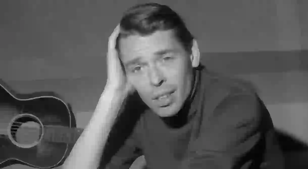 Jacques Brel in TV-programma Domino *21 maart 1962