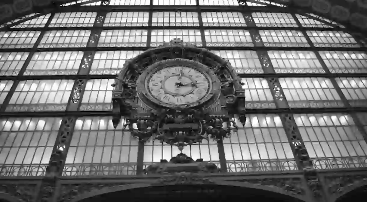 Clock inside Musée dOrsay