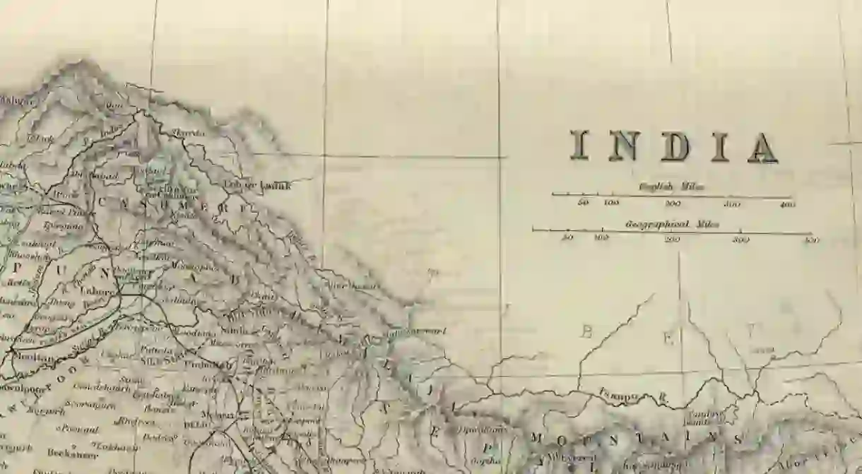 Map of India (1882)