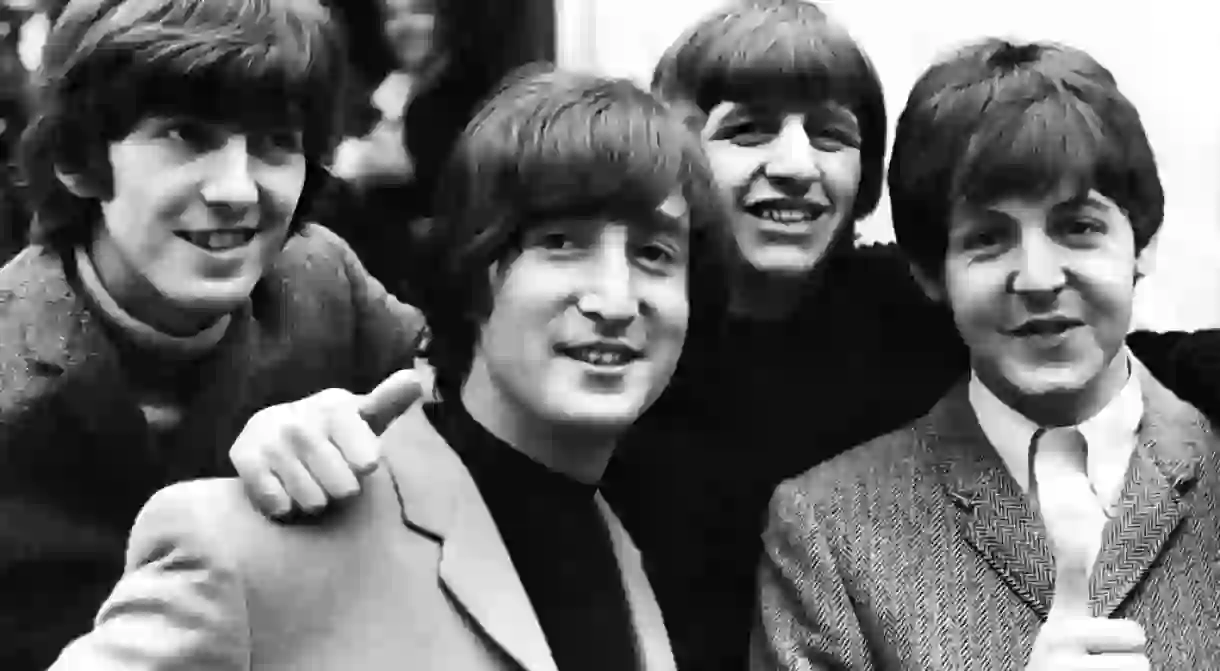 The Beatles, from left to right: George Harrison, John Lennon, Ringo Starr, Paul McCartney