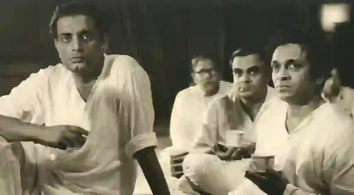 Satyajit Ray with Ravi Shankar