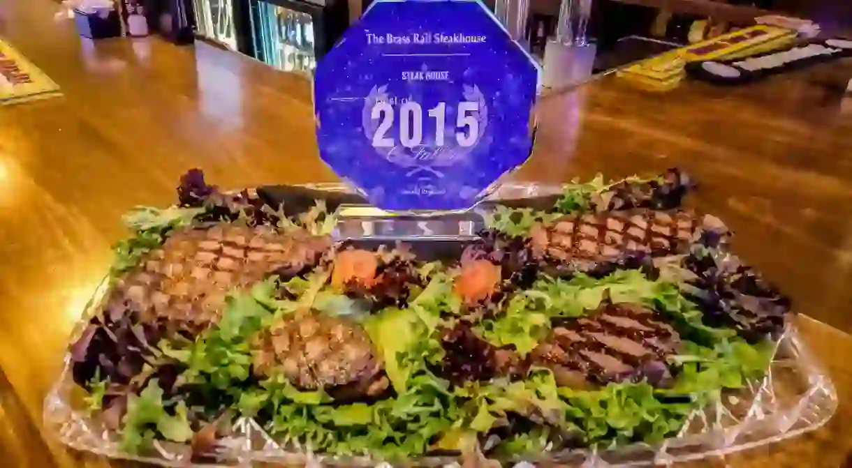 The Brass Rail’s Best Steakhouse Award