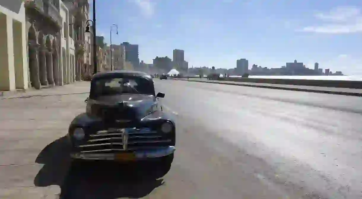 The Malecón in Havana, Cuba