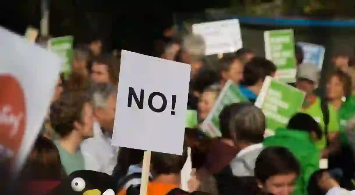 Protesters