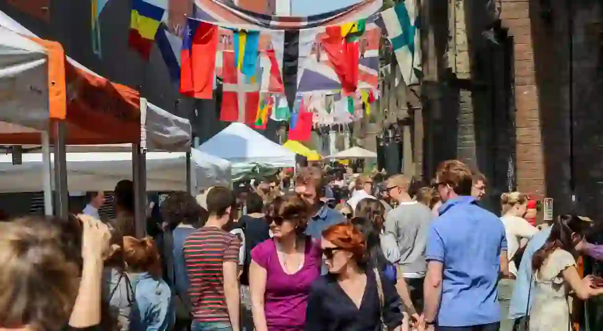 View of the Maltby Street Market