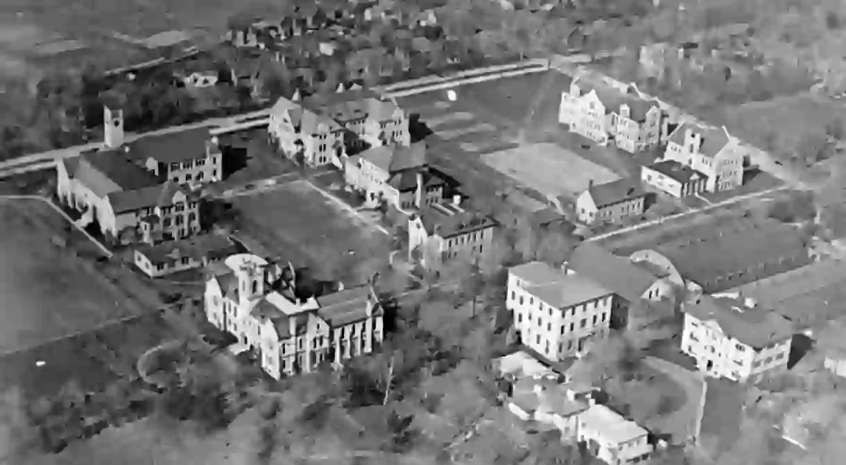 Queens University from the air in 1919