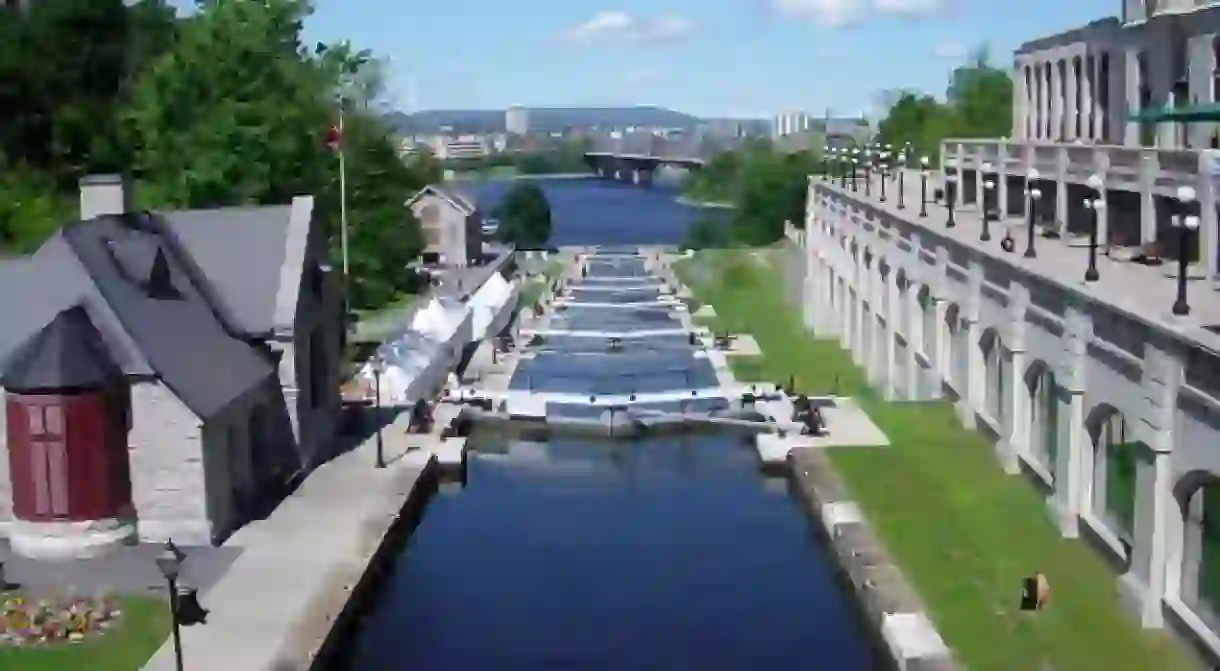 The Rideau Canal in Ottawa