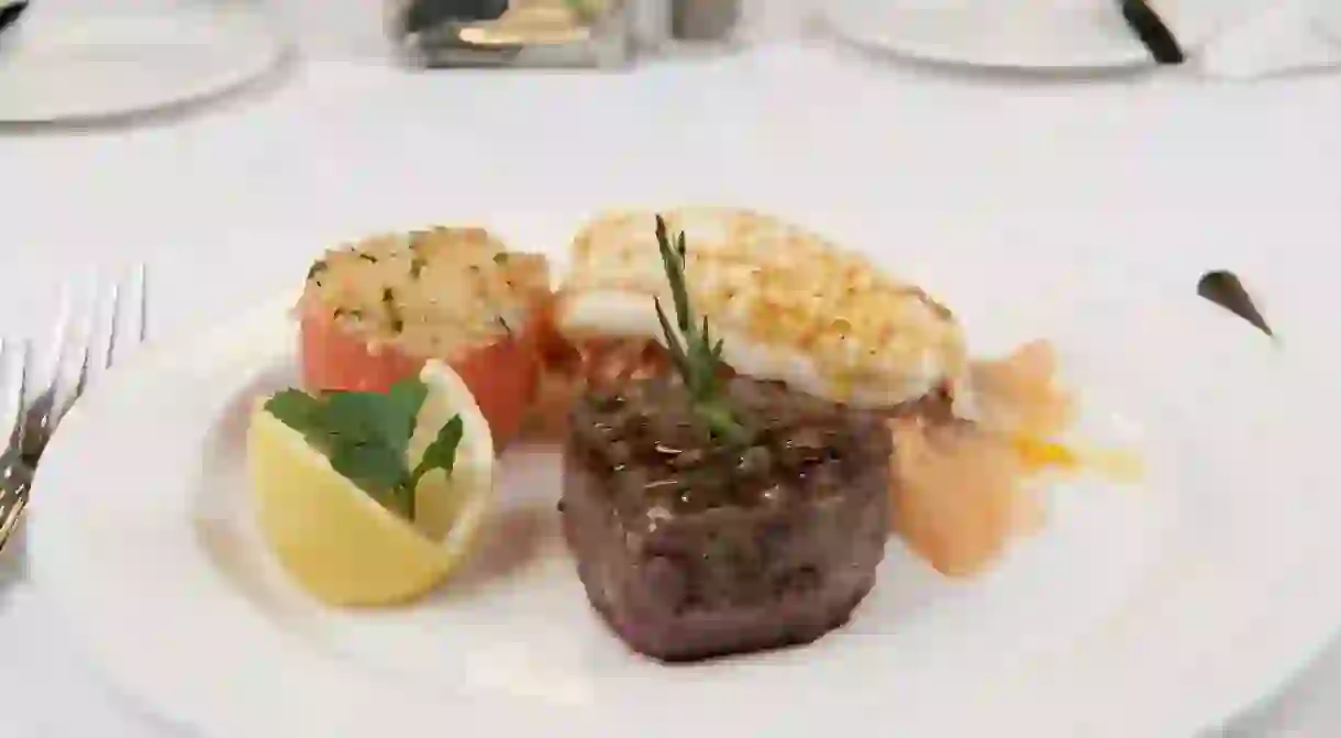 Surf & Turf with Lobster at William Bs