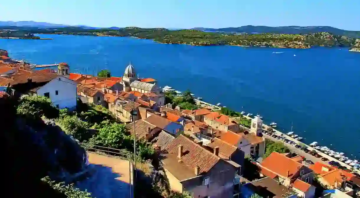 Sibenik from above