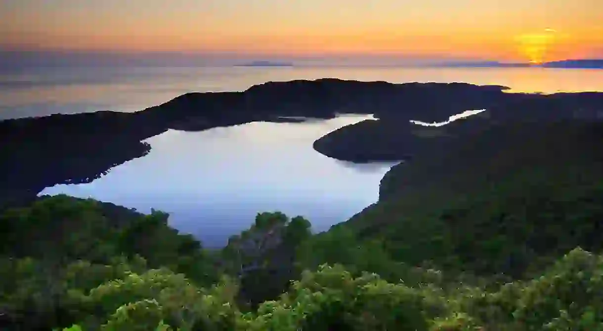 Sunset on Mljet