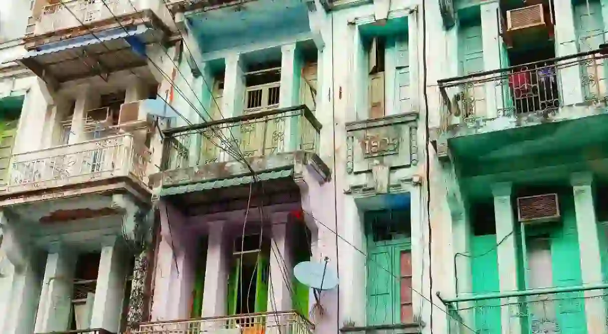 Houses of downtown Yangon