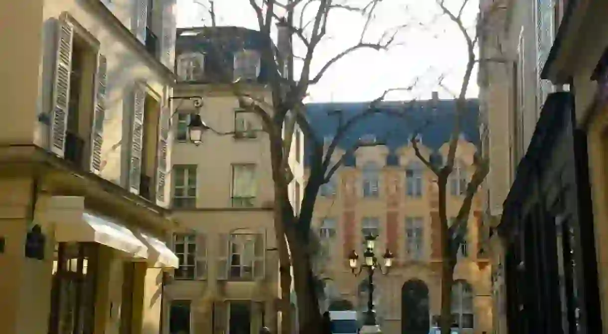 View of Abbey Palace from Place de Furstenberg