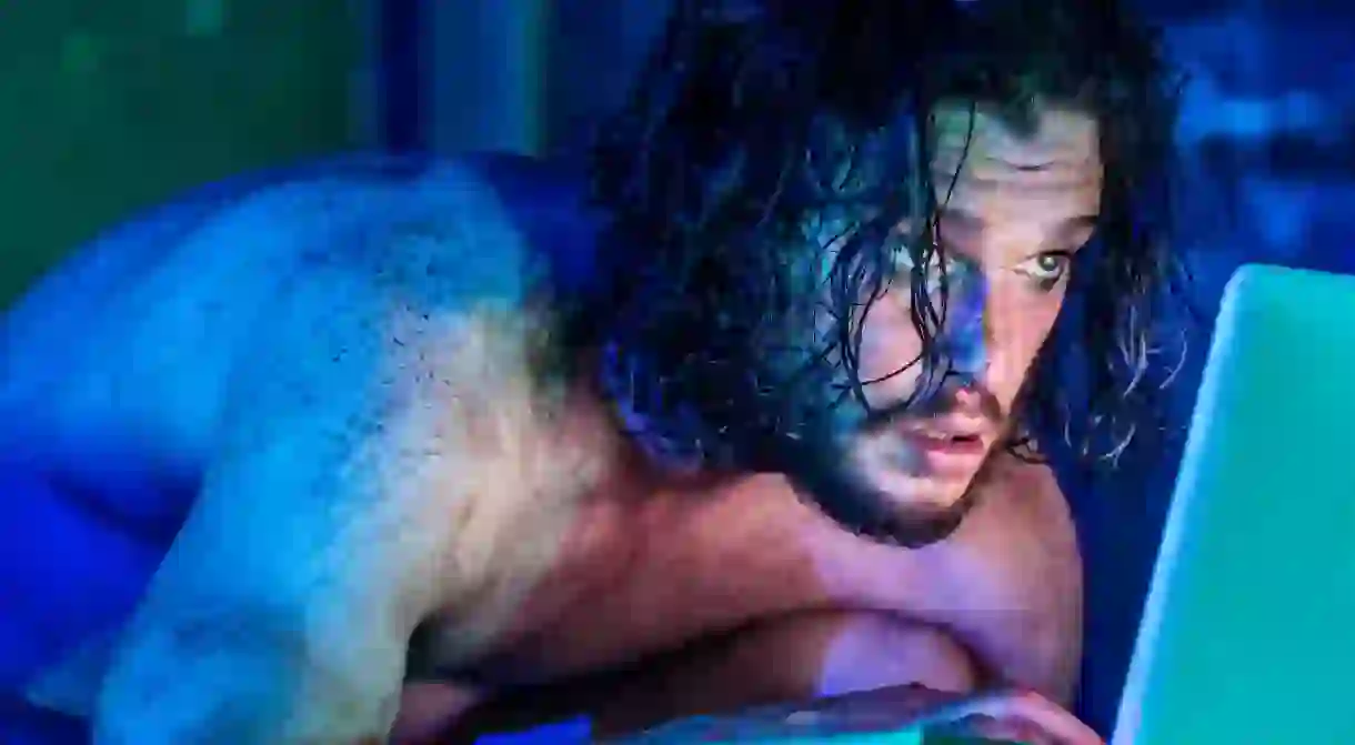 Kit Harington in Doctor Faustus. Running at the Duke of Yorks Theatre London