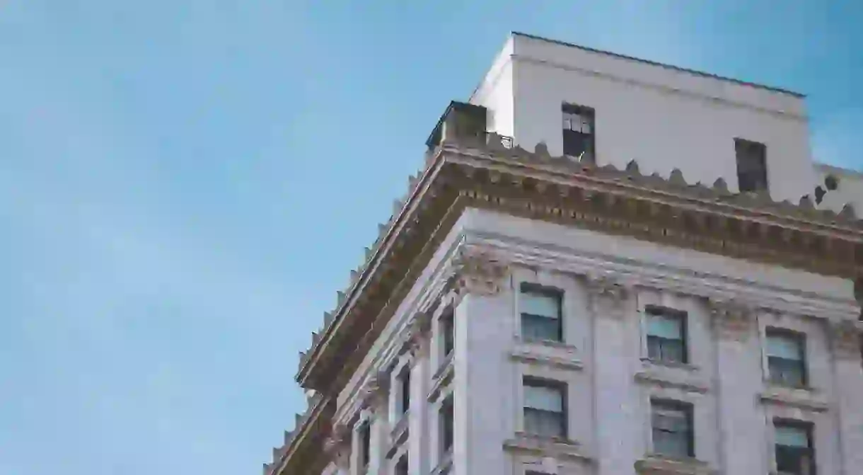 A view of the Fairmont Hotel in San Francisco, USA