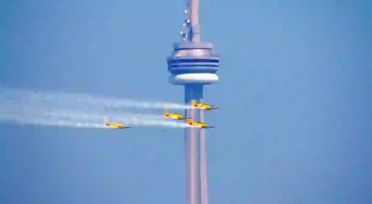 Air show and CN Tower September 2012