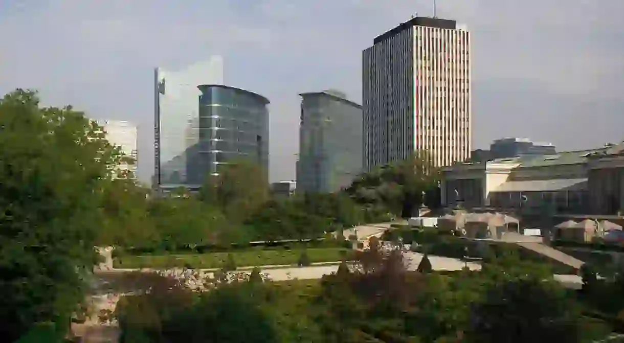 View over the Botanical Gardens Brussels - Northern Quarter