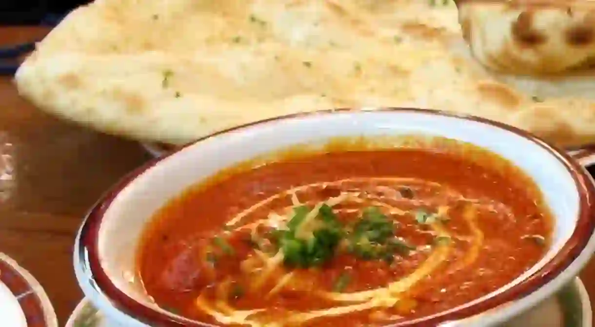 Butter Chicken and Naan