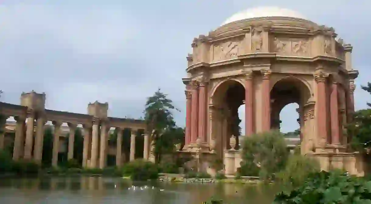 The Palace Of Fine Arts, Lyon Street, San Francisco, CA