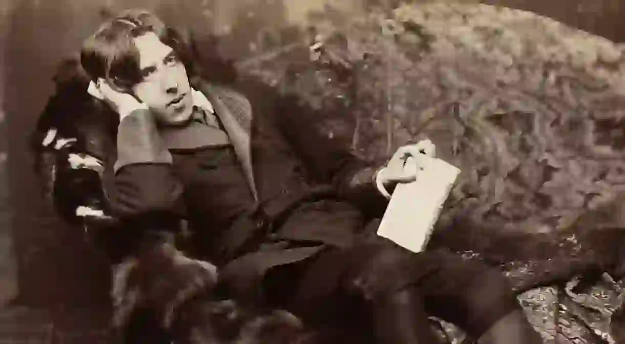 Oscar Wilde in New York in 1882, captured by Napoleon Sarony