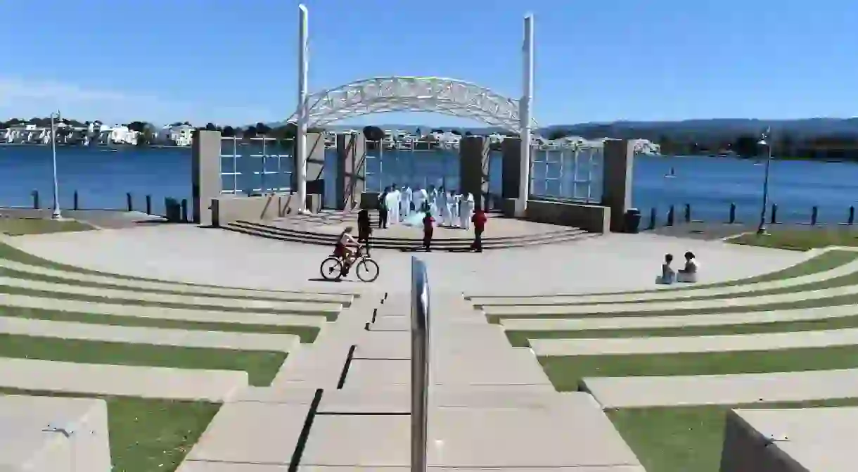 The amphitheater at Leo J. Ryan Memorial Park