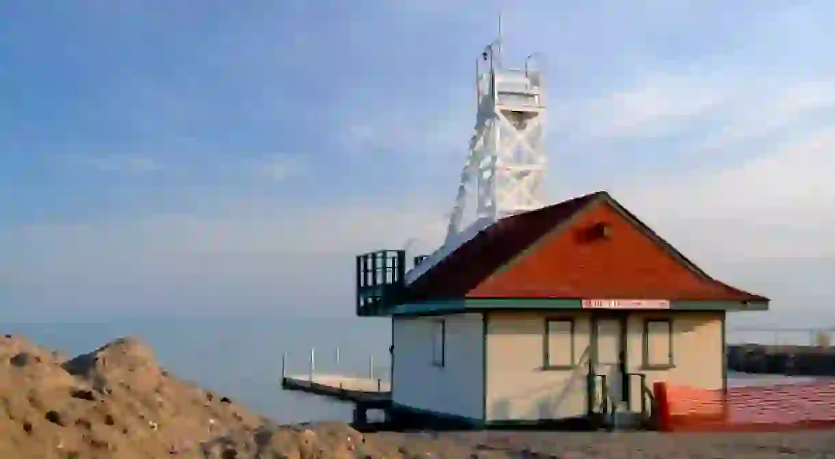 Leuty Lifeguard Station on Kew Beach