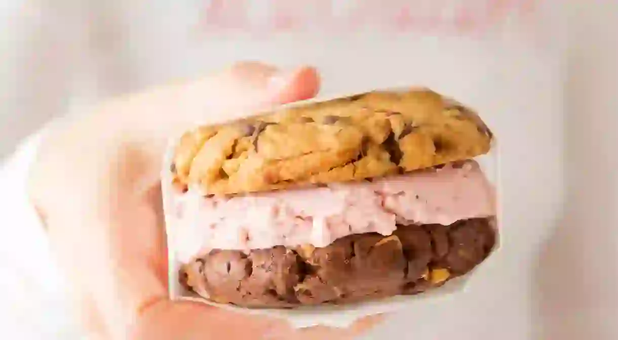 Sprinkles ice cream sandwich