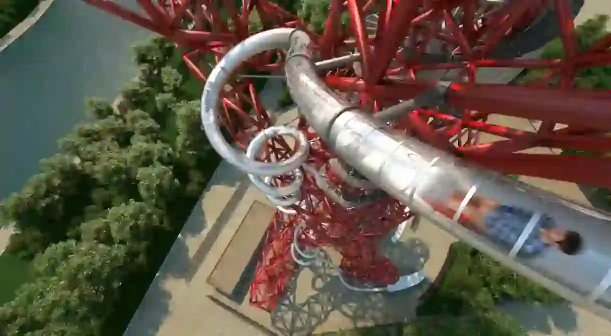 Original CGI of The Slide at ArcelorMittal Orbit