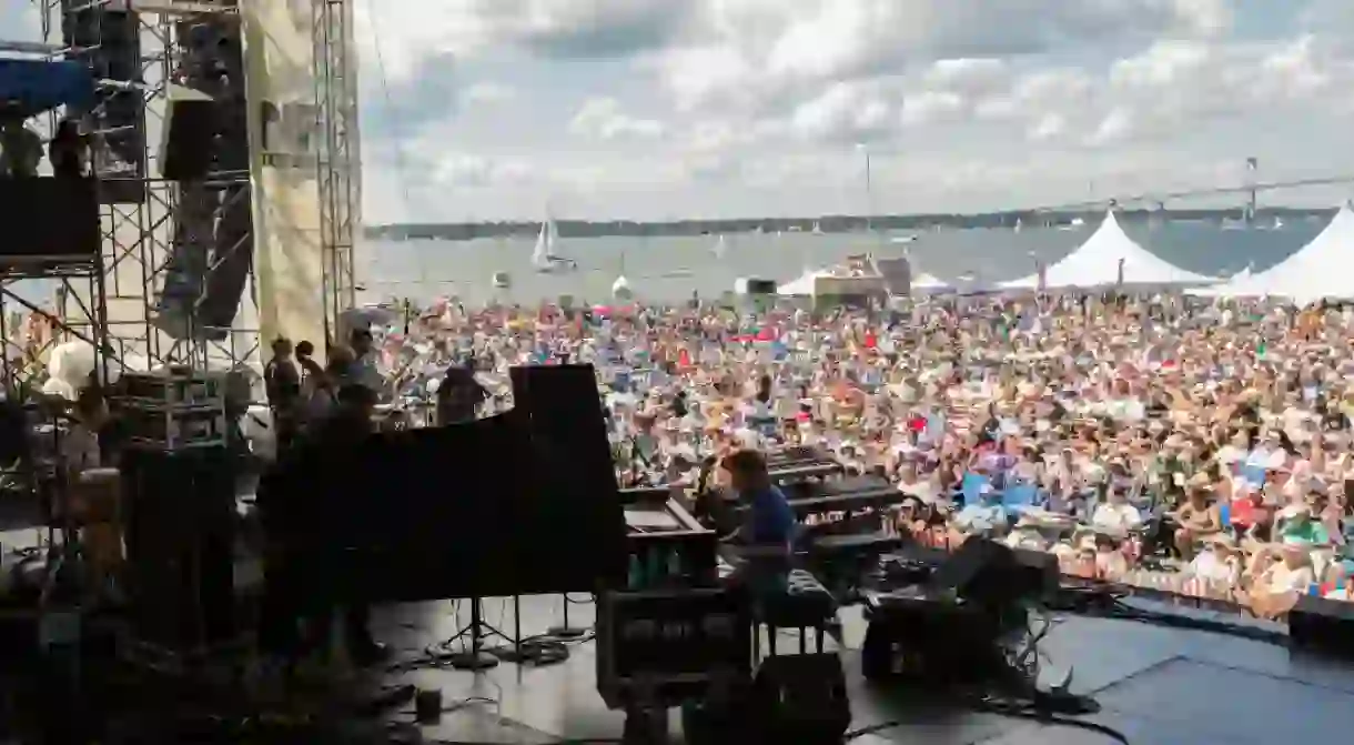 Chick Corea at the 2013 Newport Jazz Festival