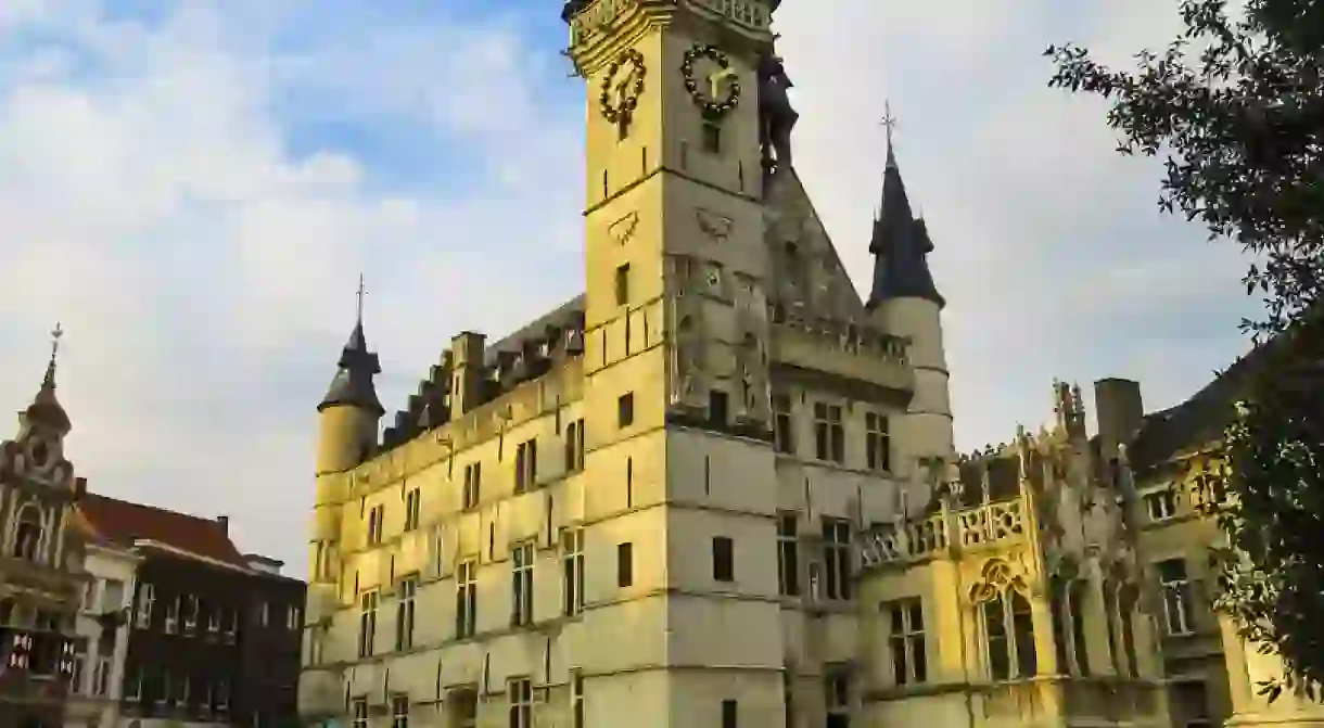 Aalsts Belfry and its former City Hall