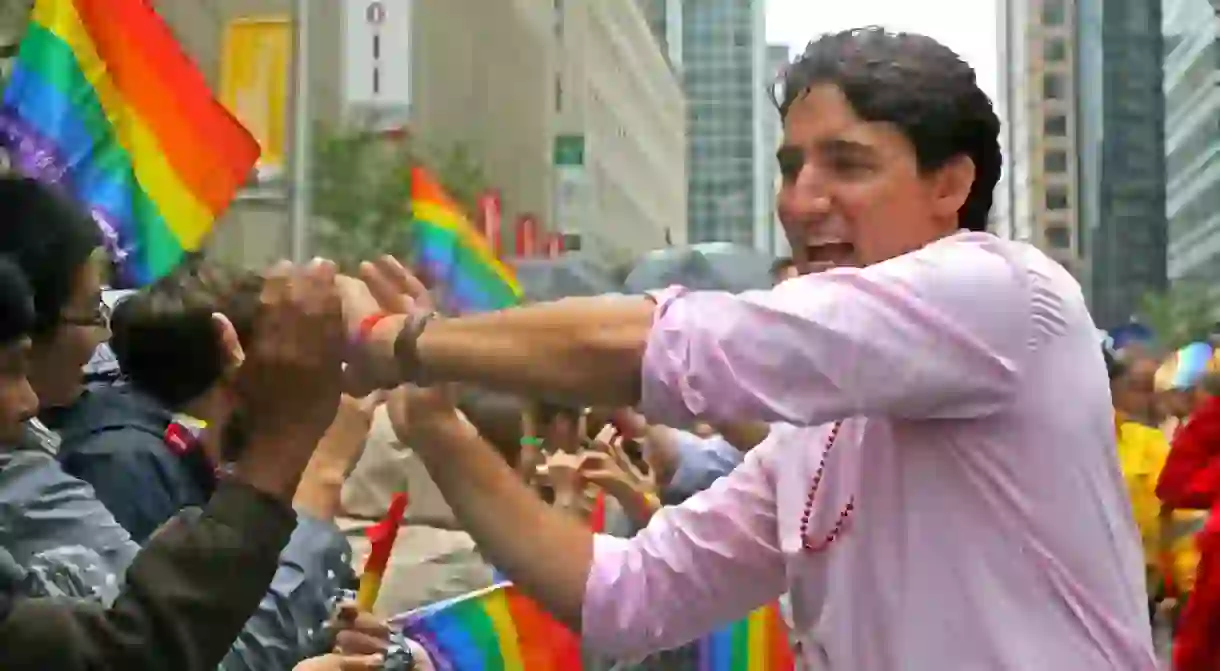 Justin Trudeau at Pride Toronto Parade