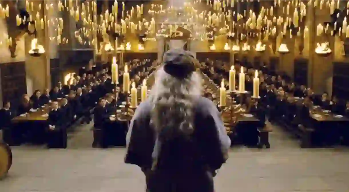 Dumbledore in the Great Hall